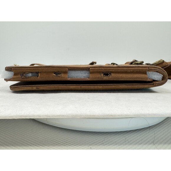 Pendleton Tablet Cover Aztec Wool Leather Adjustable Detachable Crossbody Strap - Picture 8 of 16